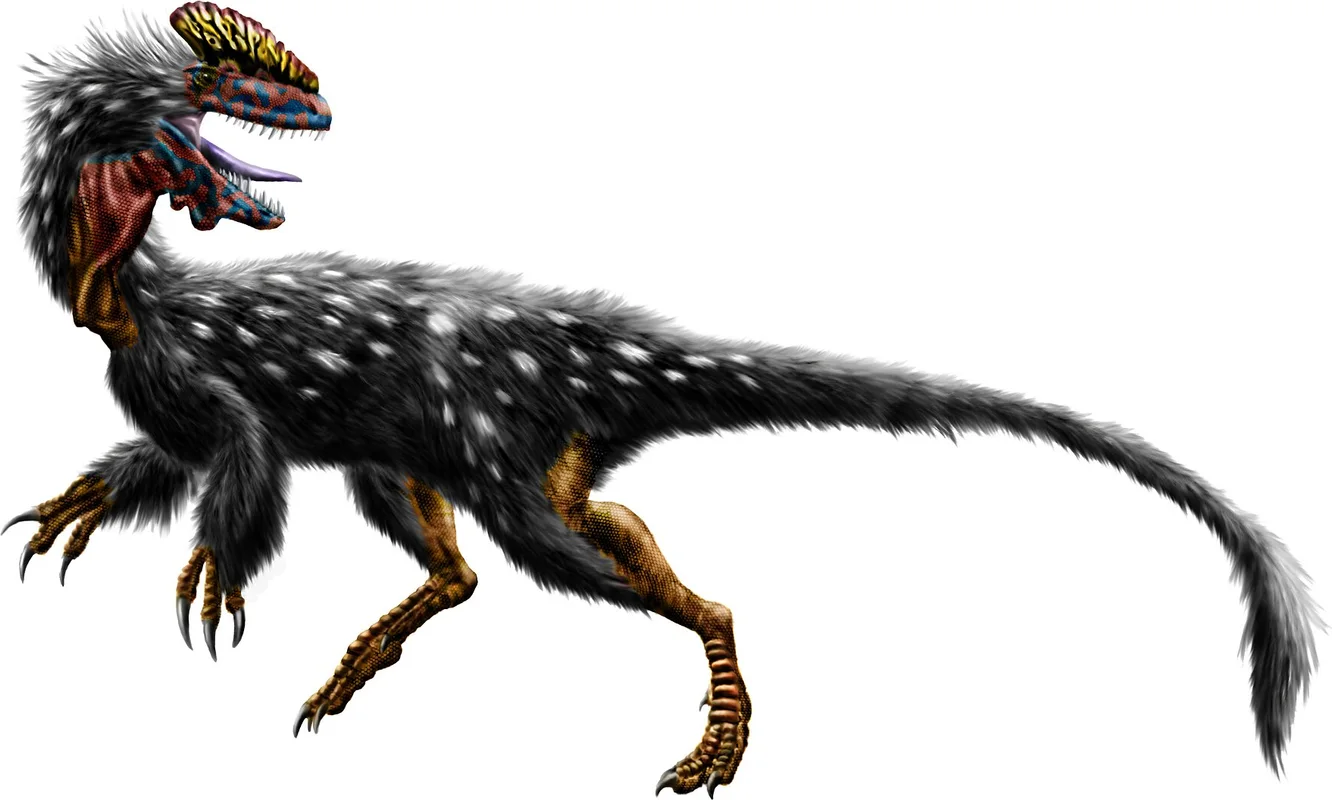 Full-body feathered life reconstruction of Guanlong wucaii