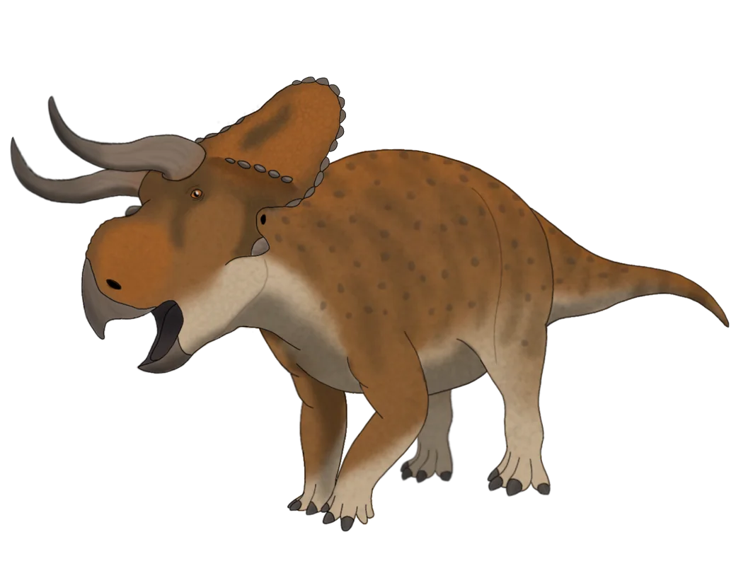 Full-body side-view life reconstruction of Nasutoceratops titusi