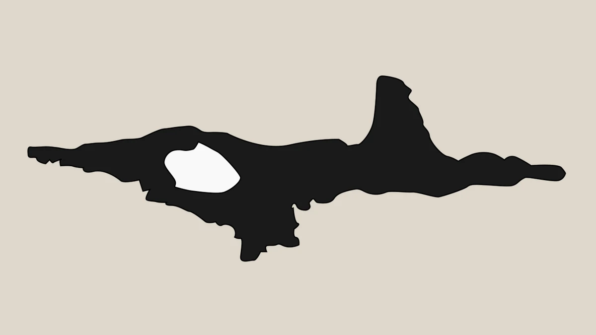 Diagrammatic side silhouette of the Sinoceratops skull